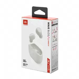 AURICULARES BLUETOOTH JBL WAVE BUDS WHITE