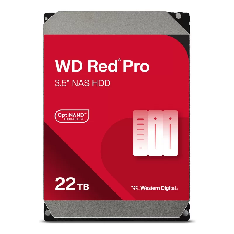 HDD 22 TB. SATA3 WESTERN DIGITAL RED WD221KFGX