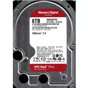 HDD 6 TB. SATA3 WESTERN DIGITAL RED
