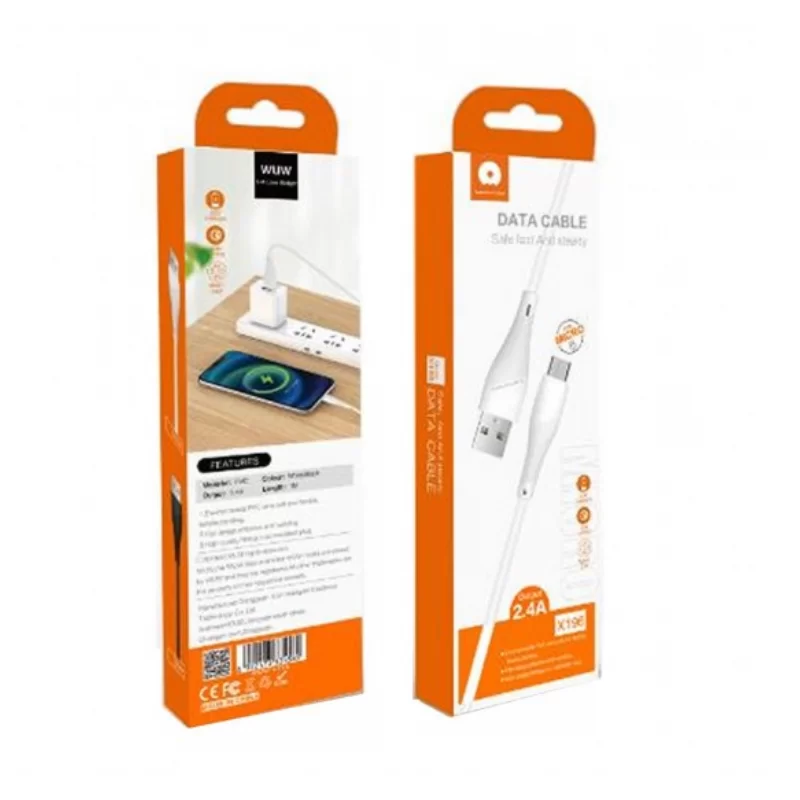 CABLE USB MICRO-USB WUW X196
