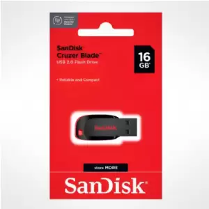 PEN DRIVE 16 GB. SANDISK CRUZER BLADE