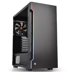 GABINETE THERMALTAKE H200 BLACK RGB TEMPERED GLASS