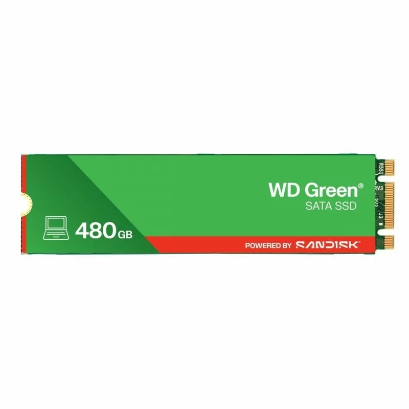 SSD 480 GB. M.2 SATA WESTERN DIGITAL GREEN