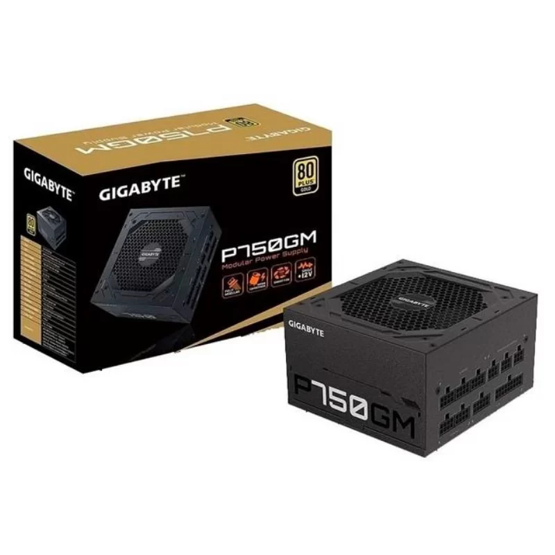 FUENTE ATX 750W GIGABYTE 80 PLUS GOLD MODULAR