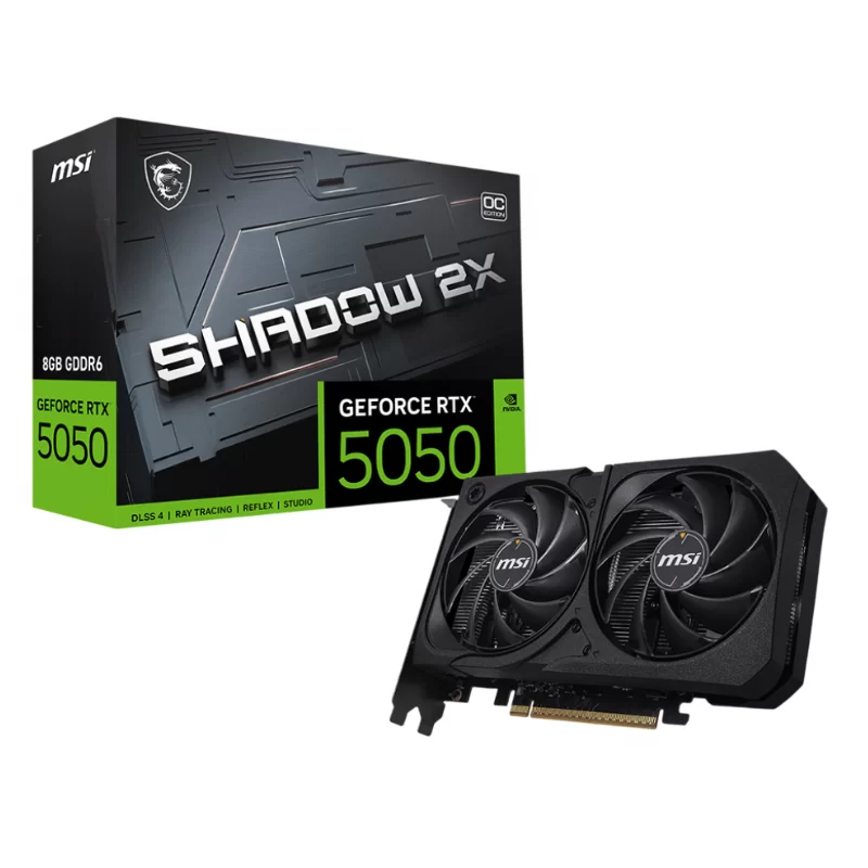 VIDEO GEFORCE RTX 5050 8 GB MSI SHADOW 2X