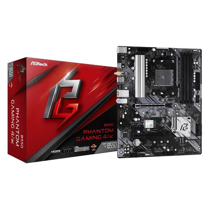 MOTHER ASROCK B550 PHANTOM GAMING 4 AC