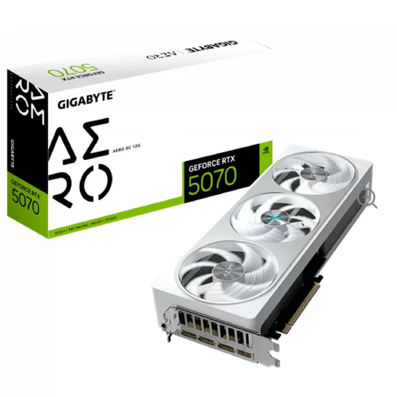 VIDEO GEFORCE RTX 5070 12 GB. GIGABYTE AERO