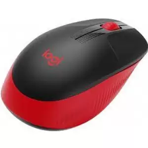 MOUSE WIRELESS LOGITECH M190 BLACK/RED