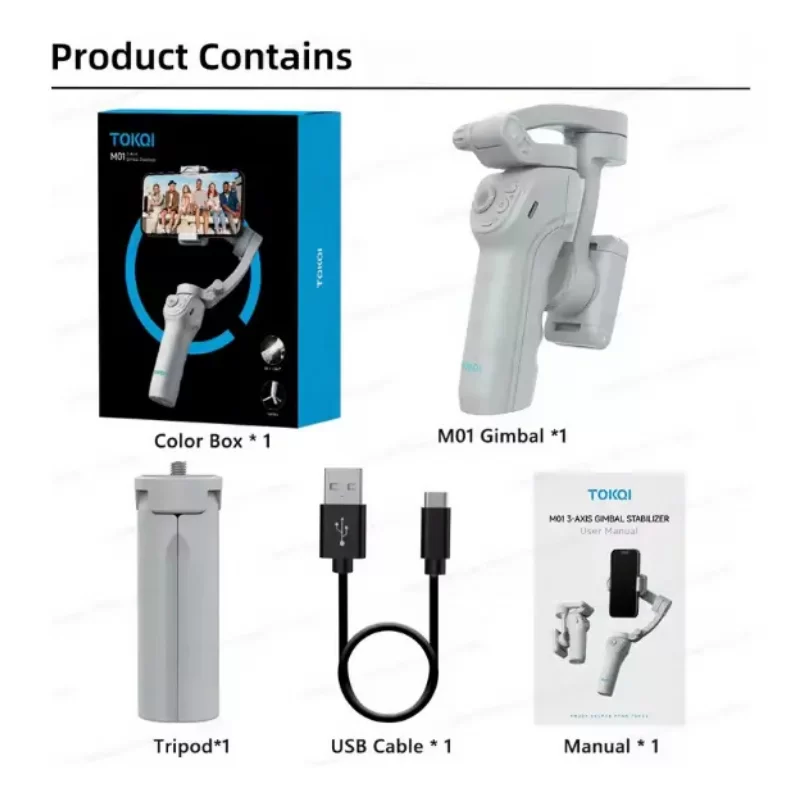 ESTABILIZADOR GIMBAL TOKQI M001 3-AXIS