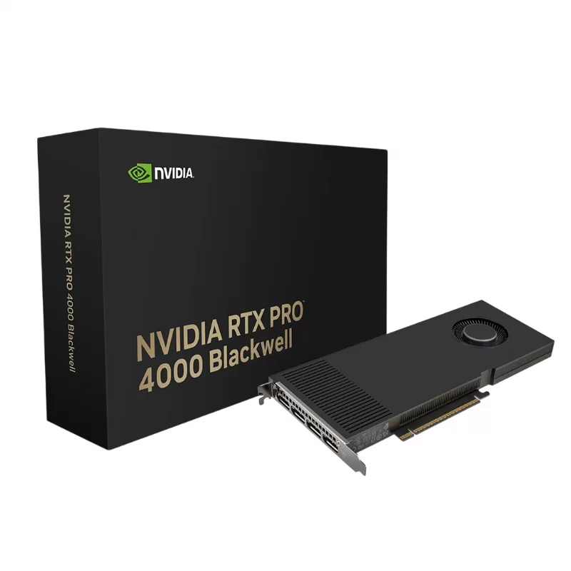 VIDEO GEFORCE RTX PRO 4000 BLACKWELL 24 GB. GDDR7 PNY