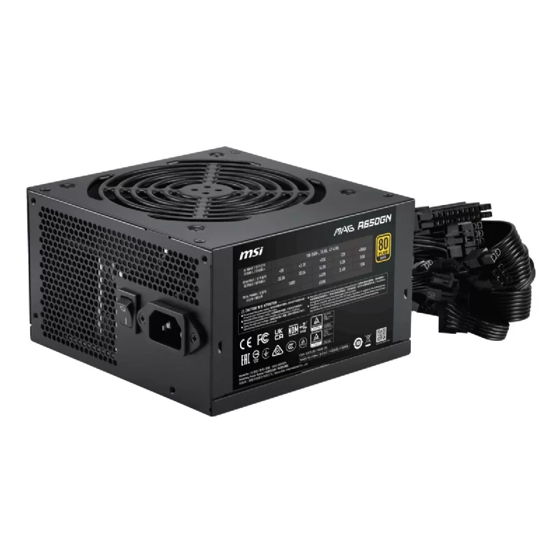 FUENTE ATX 650W MSI MAG A650GN 80 PLUS GOLD