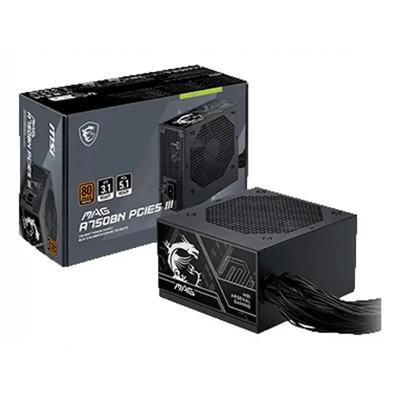 FUENTE ATX 750W MSI A750BN 80P BRONZE
