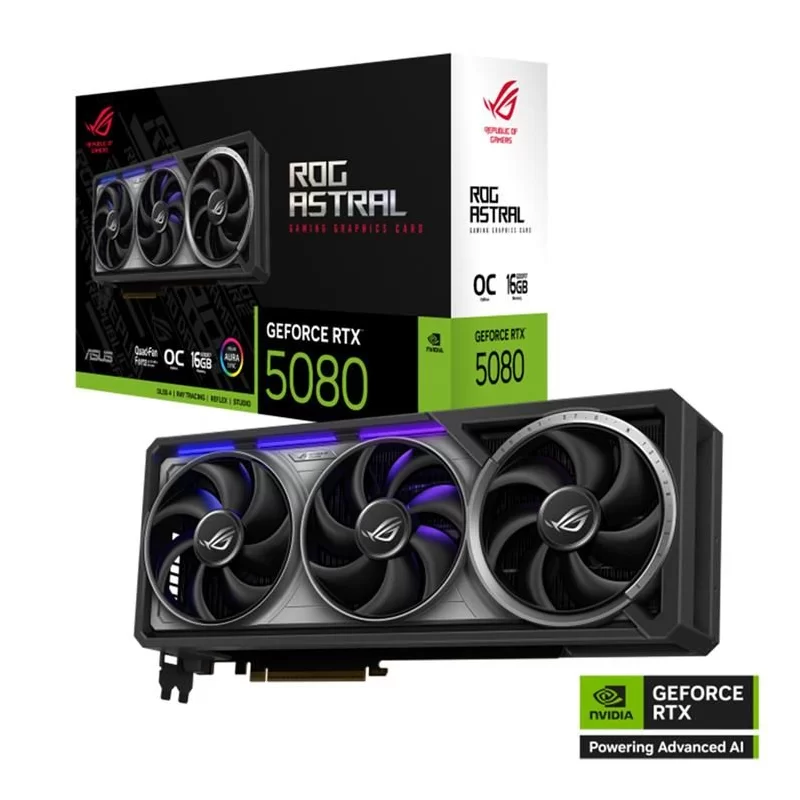 VIDEO GEFORCE RTX5080 16 GB. ASUS ROG ASTRAL