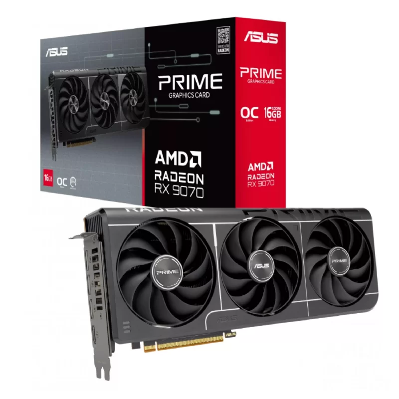 VIDEO RADEON RX 9070 16 GB. ASUS PRIME EVO