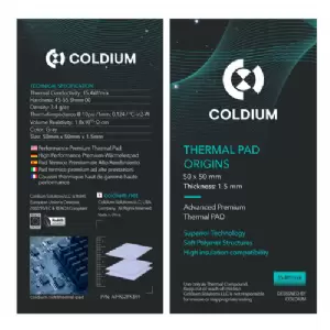 PAD TERMICO COLDIUM ORIGINS 50x50x2 (15.4w/MK)