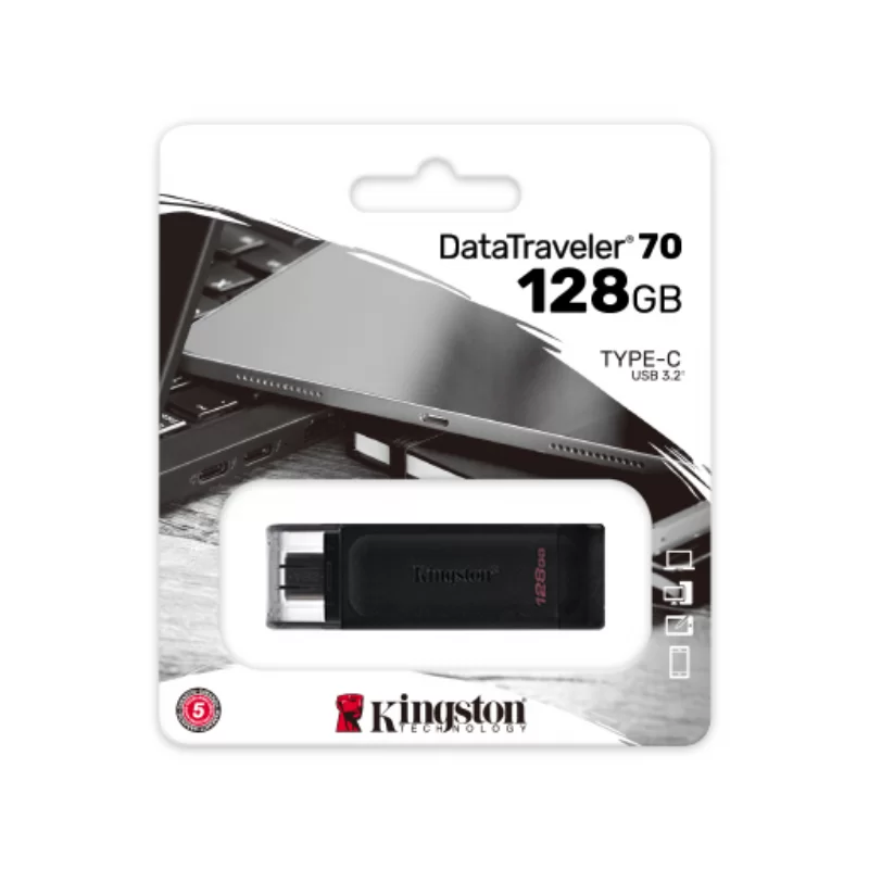 PEN DRIVE 128 GB. KINGSTON DT70 TYPE C