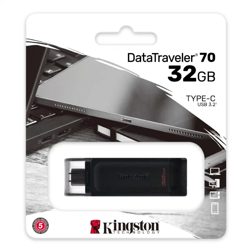 PEN DRIVE 32 GB. KINGSTON DT70 TYPE C