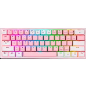 TECLADO REDRAGON K616-RGB FIZZ PRO PINK/WHITE