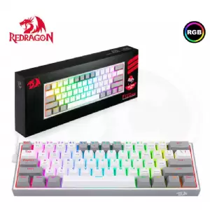 TECLADO REDRAGON K616-RGB FIZZ PRO WHITE/GRAY
