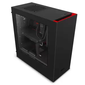 GABINETE NZXT S340 ELITE MATTE BLACK/RED