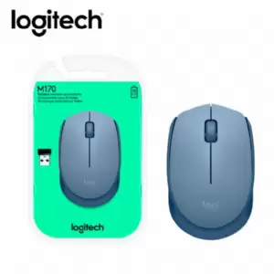 MOUSE INALAMBRICO LOGITECH M170 BLUE-GREY