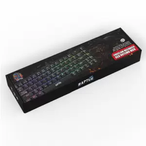 TECLADO RAPTOR FIRECLAW M68 BLACK