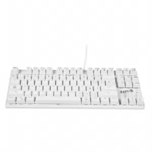 TECLADO RAPTOR FIRECLAW M87 WHITE