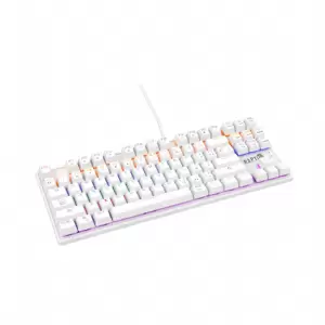TECLADO RAPTOR FIRECLAW M87 WHITE