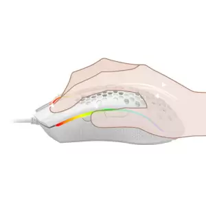 MOUSE REDRAGON M988-RGB STORM ELITE WHITE