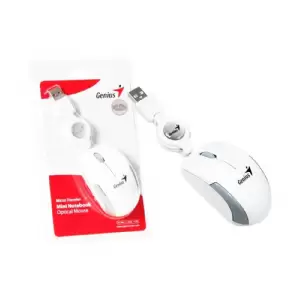 MOUSE MINI GENIUS MICRO TRAVELER WHITE
