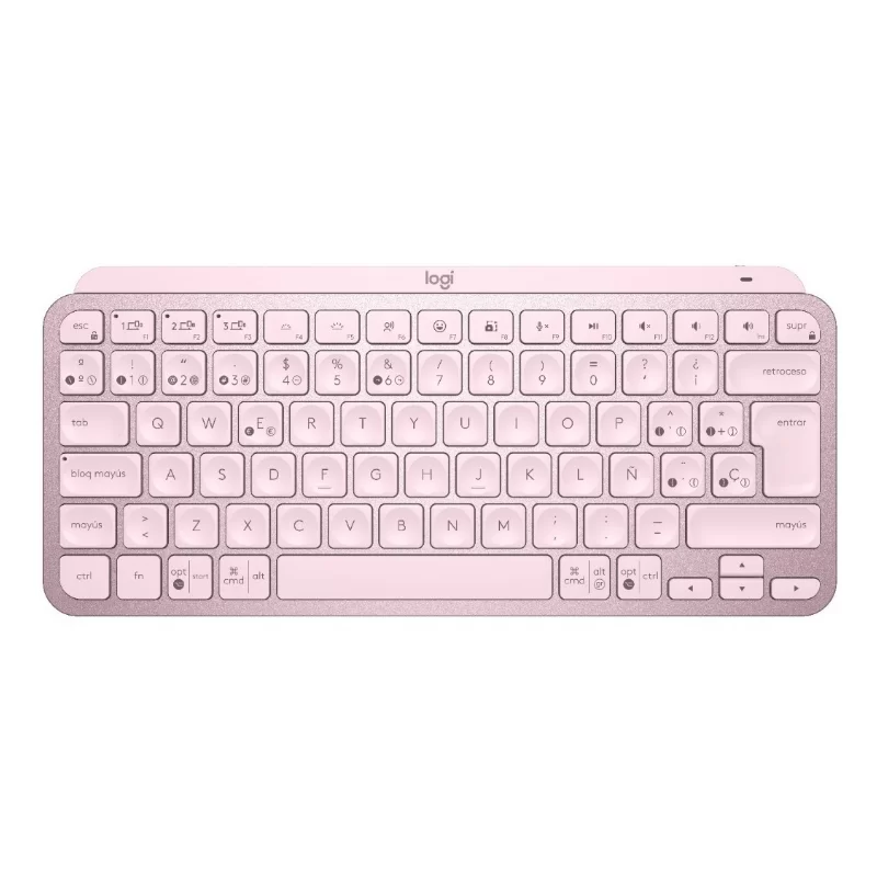 TECLADO WIRELESS LOGITECH MX KEYS MINI ROSE