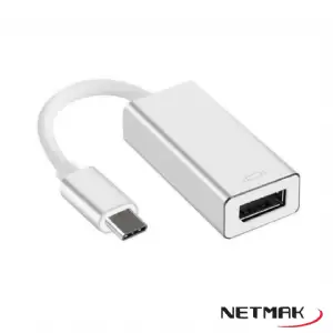 ADAPTADOR USB-C A DISPLAY PORT (H) NETMAK NM-C106