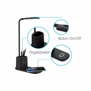 LAMPARA C/BASE INALAMBRICA NETMAK NM-CL13