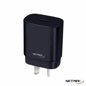 CARGADOR 220V USB-C NETMAK NM-CP5 25W