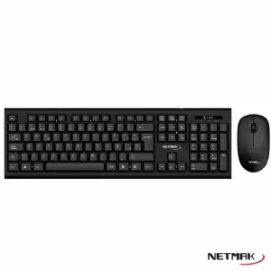 TECLADO Y MOUSE WIRELESS NETMAK KB760