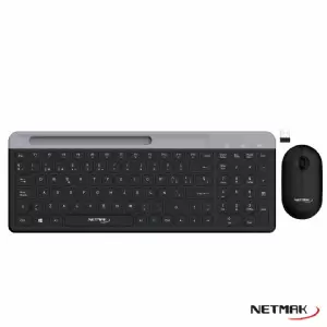 TECLADO Y MOUSE WIRELESS NETMAK NM-KB875