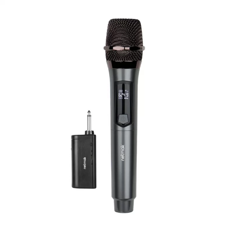 MICROFONO INALAMBRICO RECARGABLE NETMAK NM-MC23