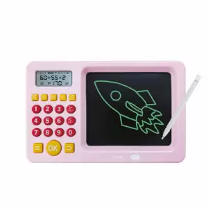 PIZARRA MAGICA C/JUEGOS MATEMATICA NM-PM103-P ROSA