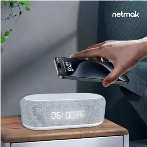 RELOJ DESPERTADOR C/CARGA INALAM. NETMAK NM-RD12