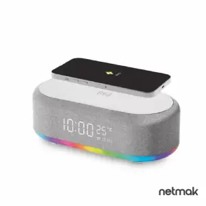 RELOJ DESPERTADOR C/CARGA INALAM. NETMAK NM-RD12