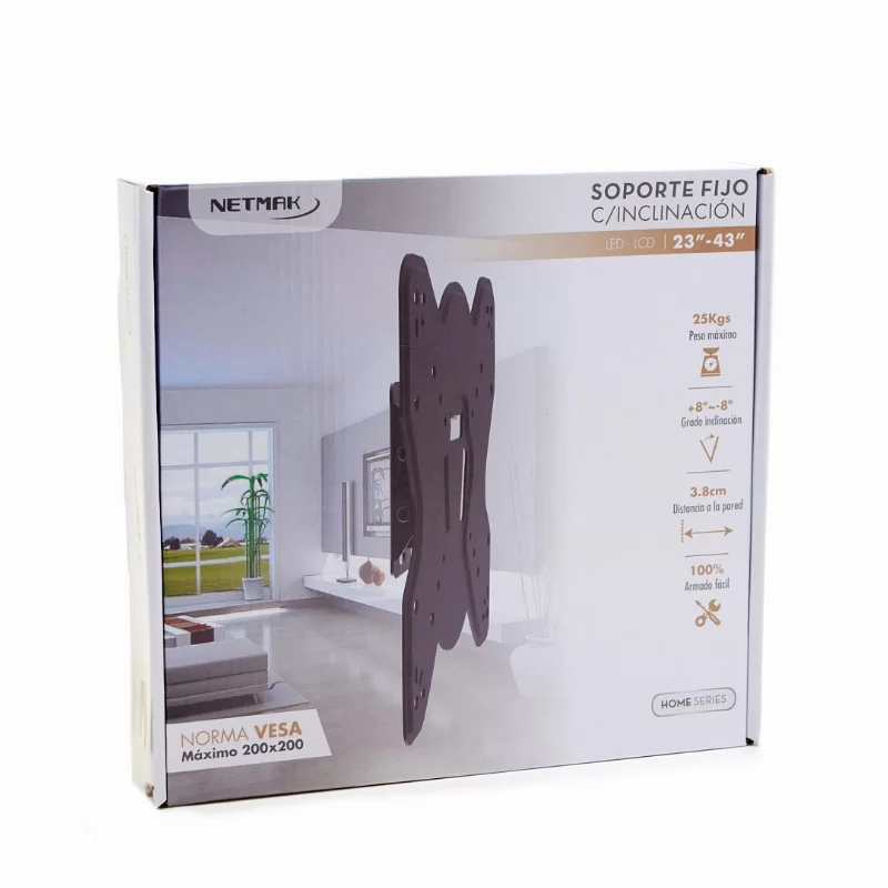 SOPORTE P/LCD NETMAK NM-ST22 BASCULANTE 23-43