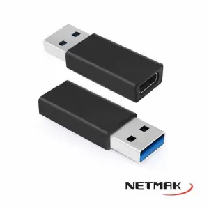 ADAPTADOR USB 2.0 (M) A USB-C (H) NETMAK NM-UC