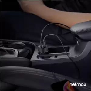 CARGADOR 12V NETMAK NM-UCC14 DOBLE 48W