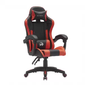 SILLA GAMER NETMAK NM-BEAST-R NEGRO/ROJO