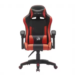 SILLA GAMER NETMAK NM-BEAST-R NEGRO/ROJO