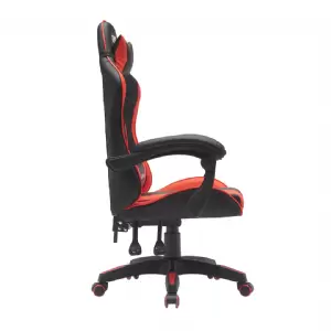 SILLA GAMER NETMAK NM-BEAST-R NEGRO/ROJO