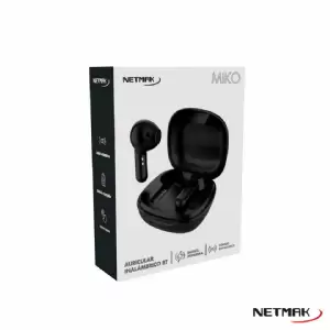 AURICULARES BLUETOOTH NETMAK NM-MIKO BLACK