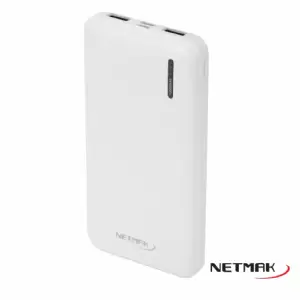 POWER BANK 10000 MAH NETMAK NM-PB4-W