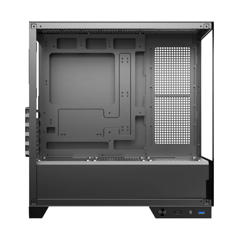 GABINETE RAPTOR THUNDER SWITCH RGB BLACK