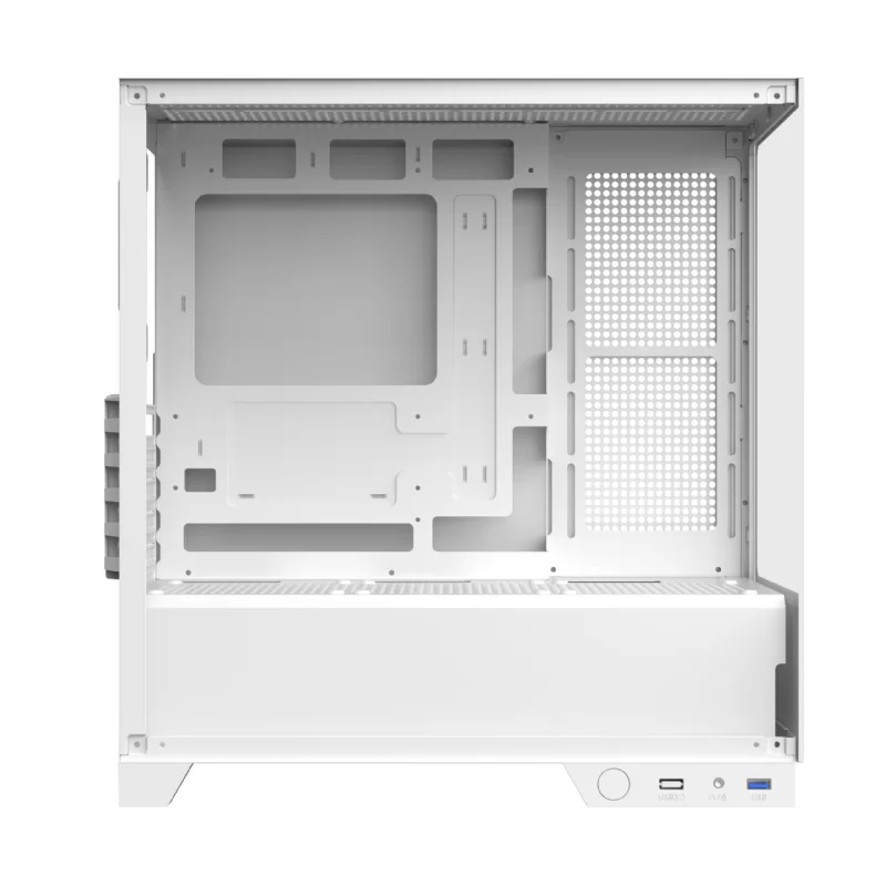 GABINETE RAPTOR THUNDER SWITCH RGB WHITE